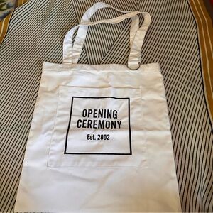 Opening Ceremony White Tote Bag